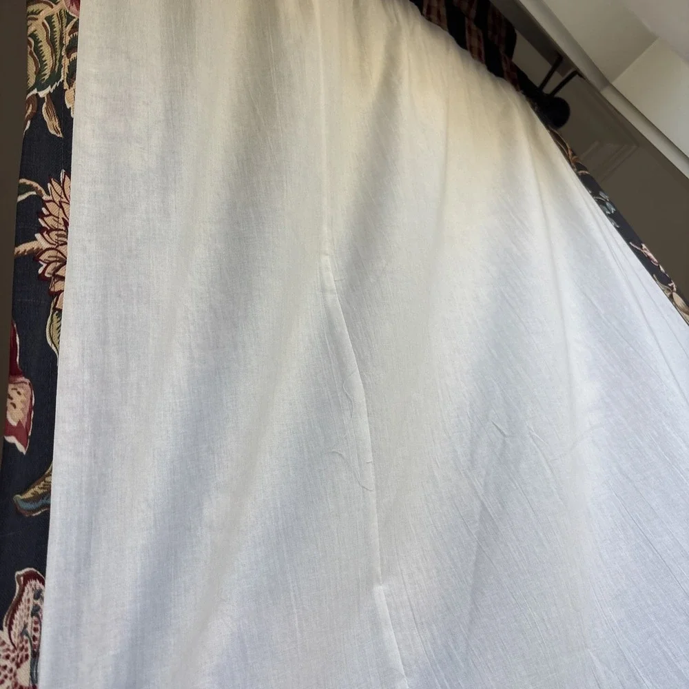 Custom‎ Jay Yang Cotton Floral Fabric Curtain Panels (2) Modern Farmhouse 35x84
